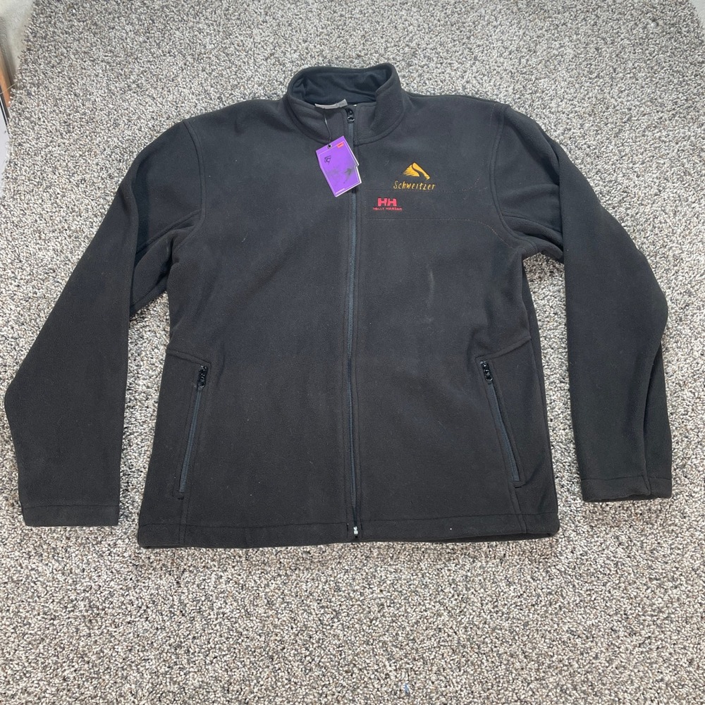Helly Hansen Men's Large Jacket Black Fleece NWT